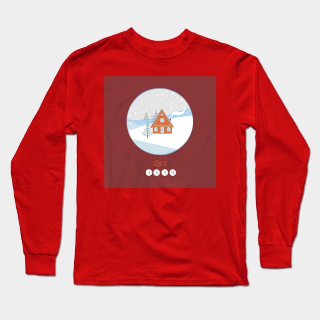 Countryside winter landscape Long Sleeve T-Shirt by DanielK